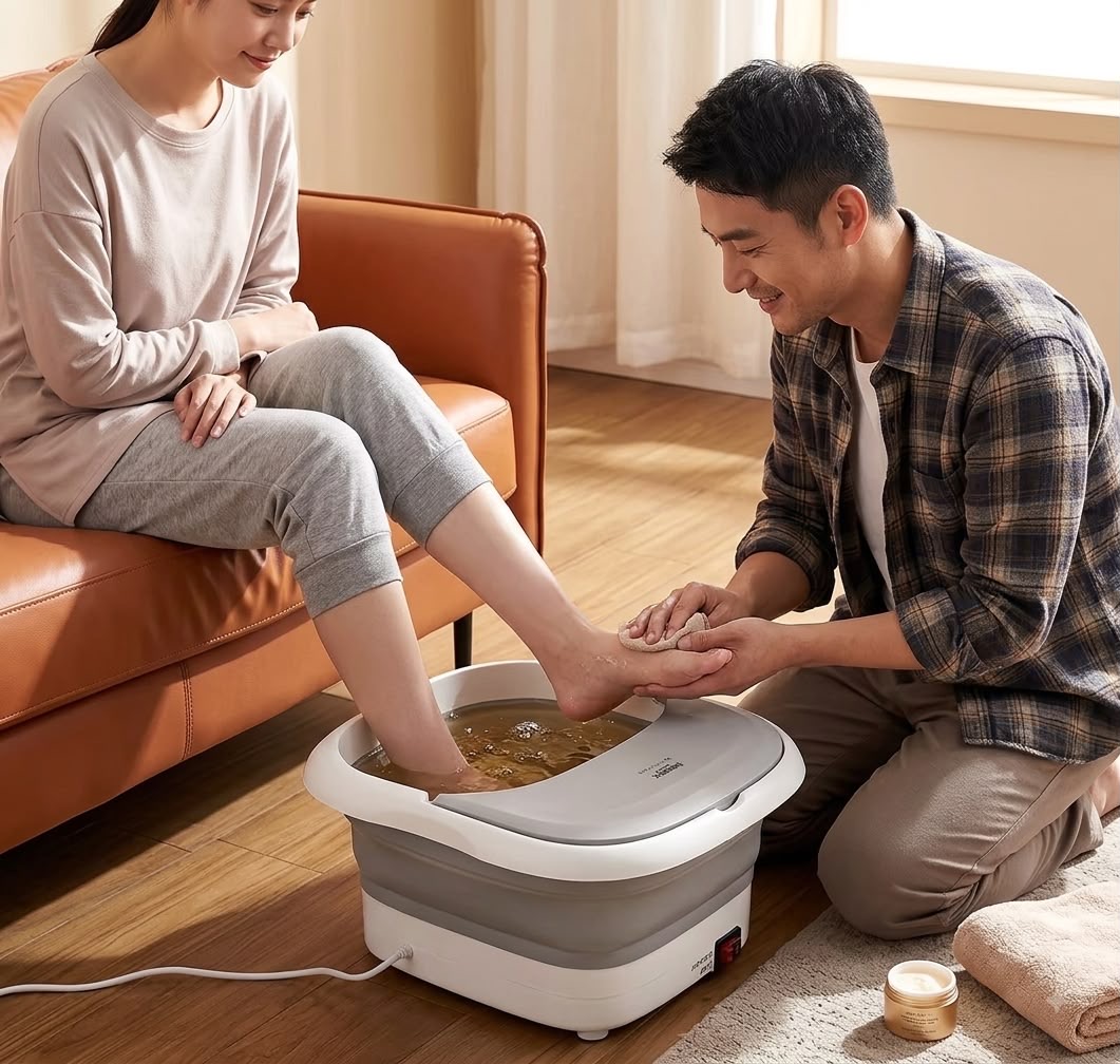 Bain de pieds électrique massant